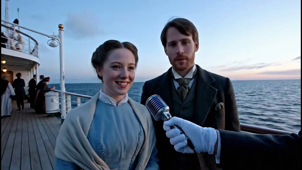 AI interviews the people onboard the Titanic img